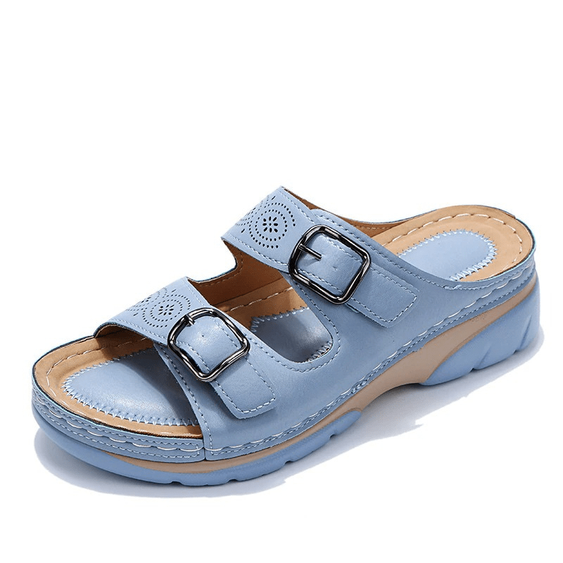 Primadon Sandalen Laura | Bequeme Sandalen für Damen Sommer Atmungsaktiv