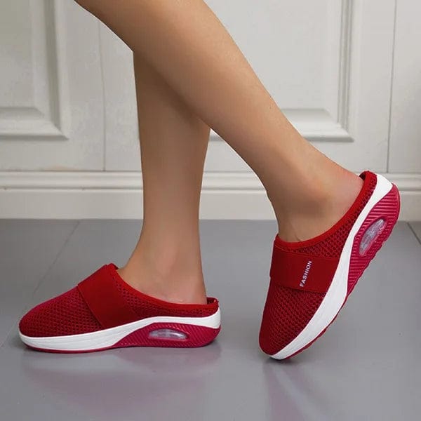 Primadon Sandalen Rot / 35 Marie | Elegante Orthopädische Sandalen für Damen Sommer