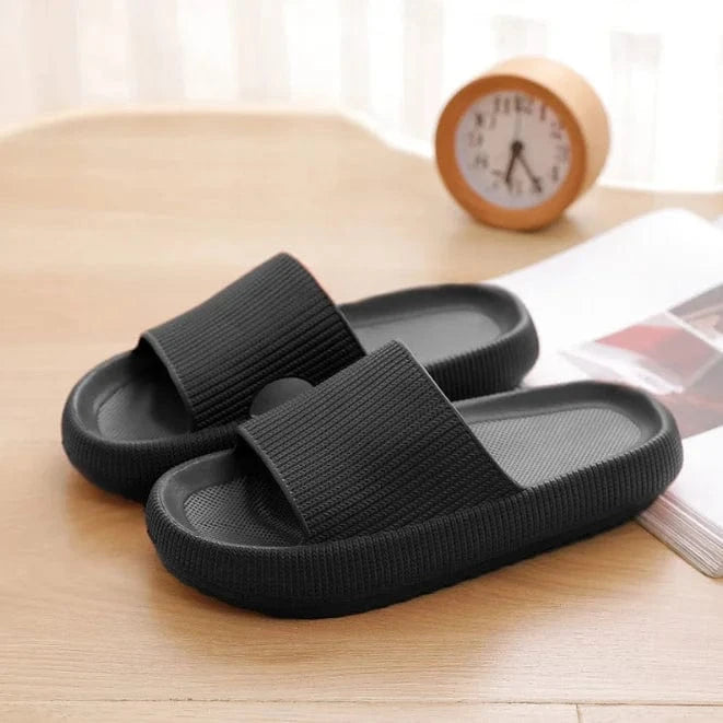 Primadon Sandalen Schwarz / 34-35 Cozy | leichte Sandalen für Damen Sommer rutschfest