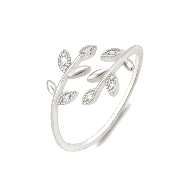 Primadon Schmuck Silber Amara | Eleganter Damenring verstellbar aus hochwertigem Metall