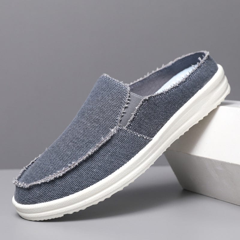 Primadon Schuhe Blau / 37.5 Cedric | Bequeme Slip-Ons aus Hanf für Herren