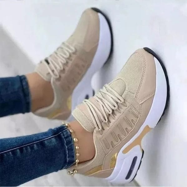 Primadon Schuhe Champagner / 35 Karina | Elegante Komfortschuhe für Damen atmungsaktiv