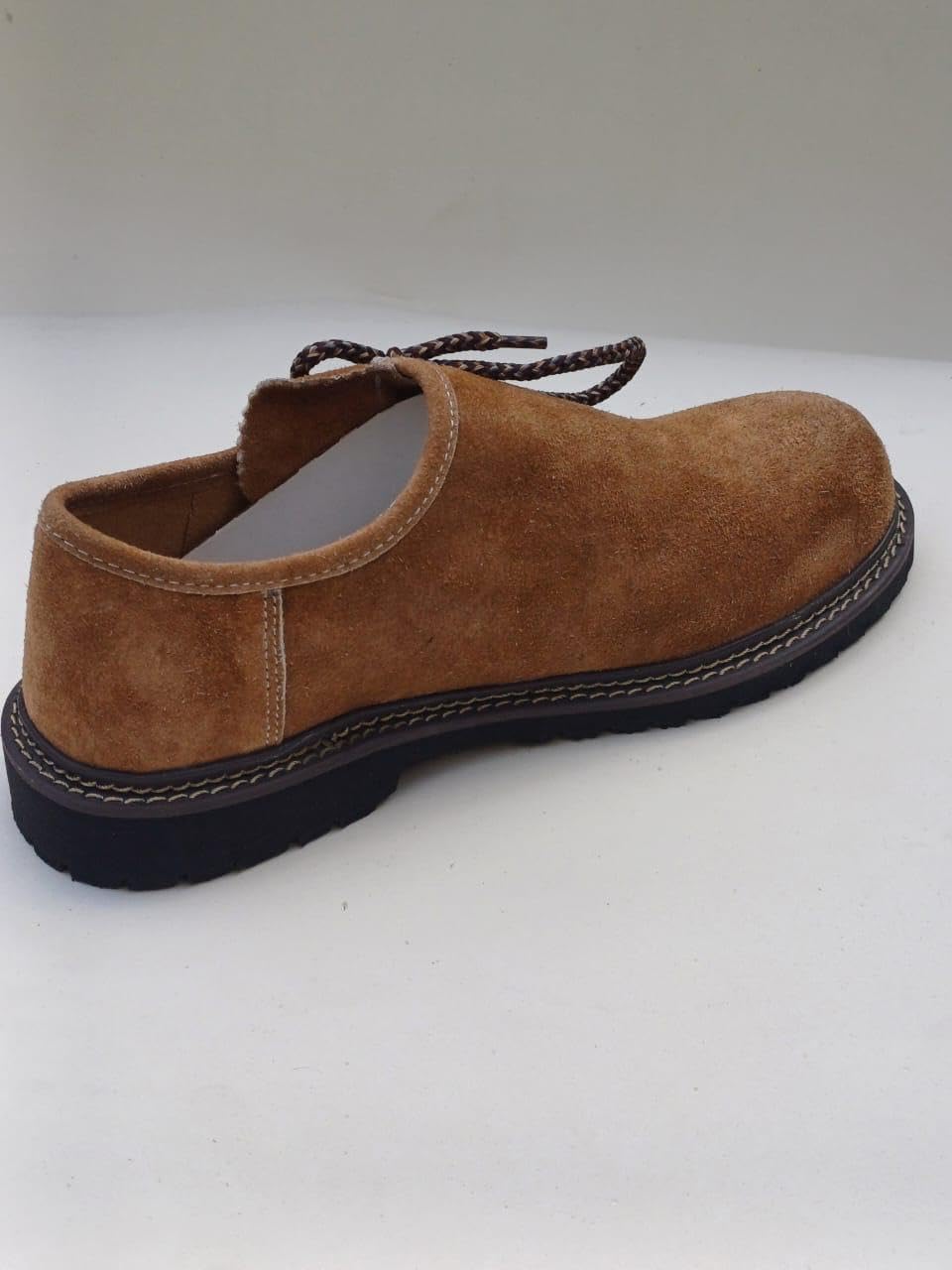 Primadon Schuhe Franz | Elegante Haferlschuhe Herren aus Wildleder für Alltag