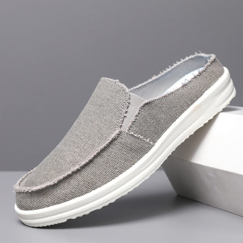 Primadon Schuhe Grau / 37.5 Cedric | Bequeme Slip-Ons aus Hanf für Herren