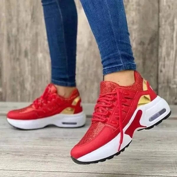 Primadon Schuhe Rot / 35 Karina | Elegante Komfortschuhe für Damen atmungsaktiv
