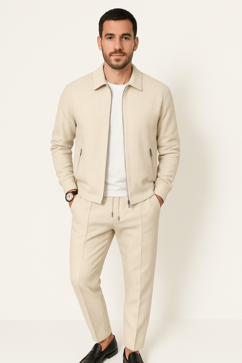 Primadon Sets Beige / S Ben | eleganter Anzug für Herren Sommer