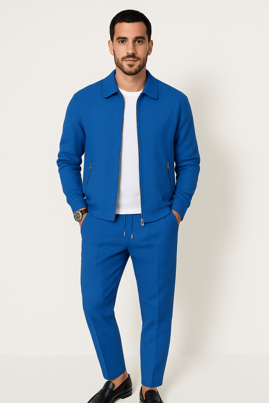 Primadon Sets Blau / S Ben | eleganter Anzug für Herren Sommer