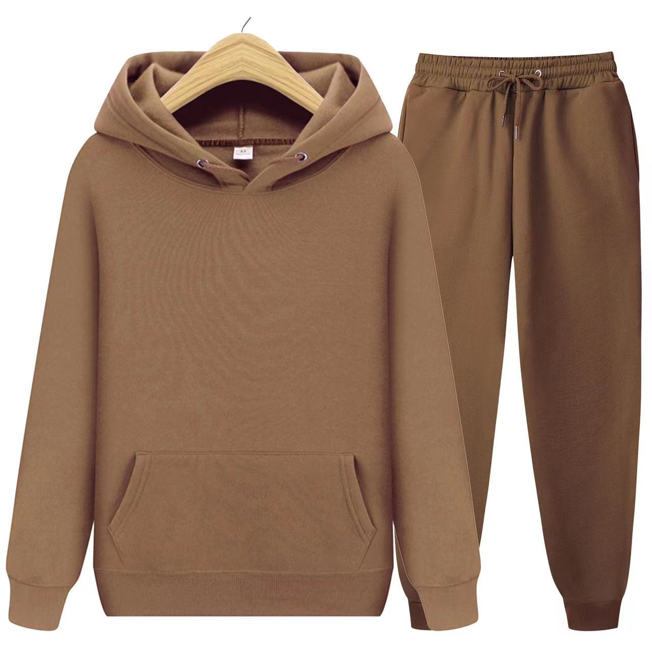 Primadon Sets Braun / S Robin | Bequemes Hoodie Set für Unisex mit Jogginghose