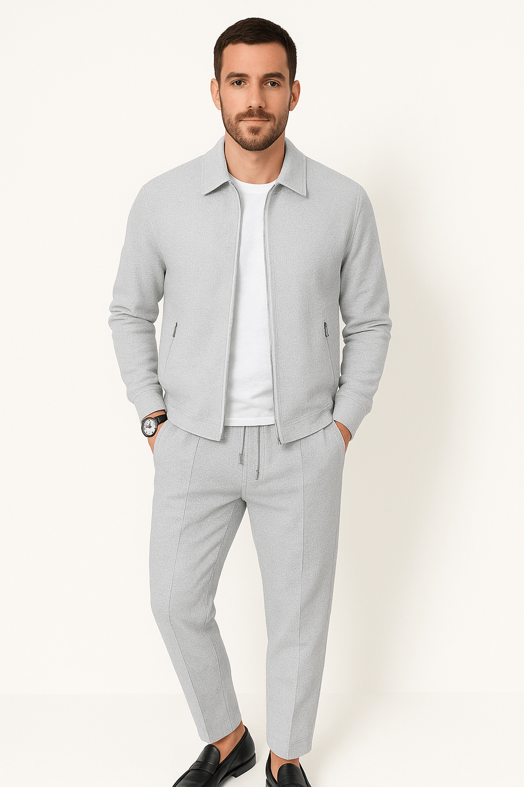 Primadon Sets Grau / S Ben | eleganter Anzug für Herren Sommer