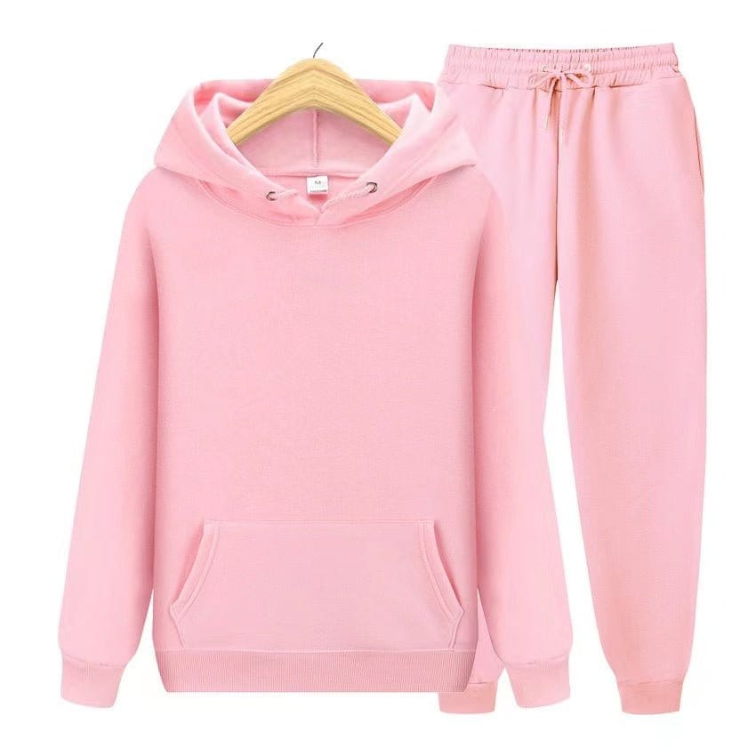 Primadon Sets Hellrosa / S Robin | Bequemes Hoodie Set für Unisex mit Jogginghose