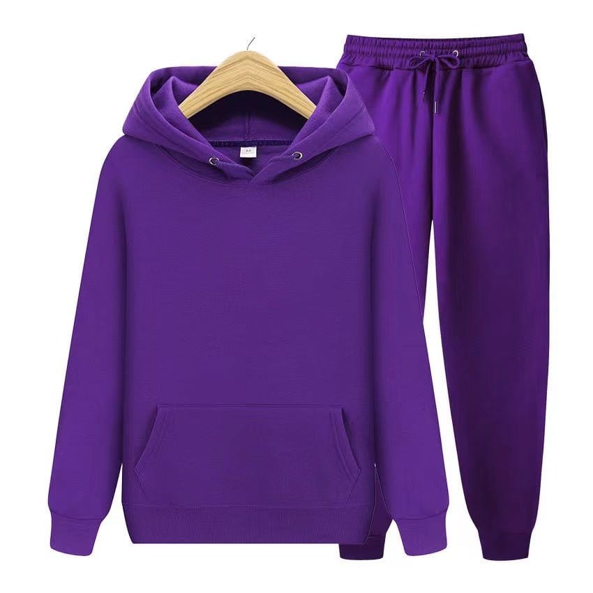 Primadon Sets Lila / S Robin | Bequemes Hoodie Set für Unisex mit Jogginghose