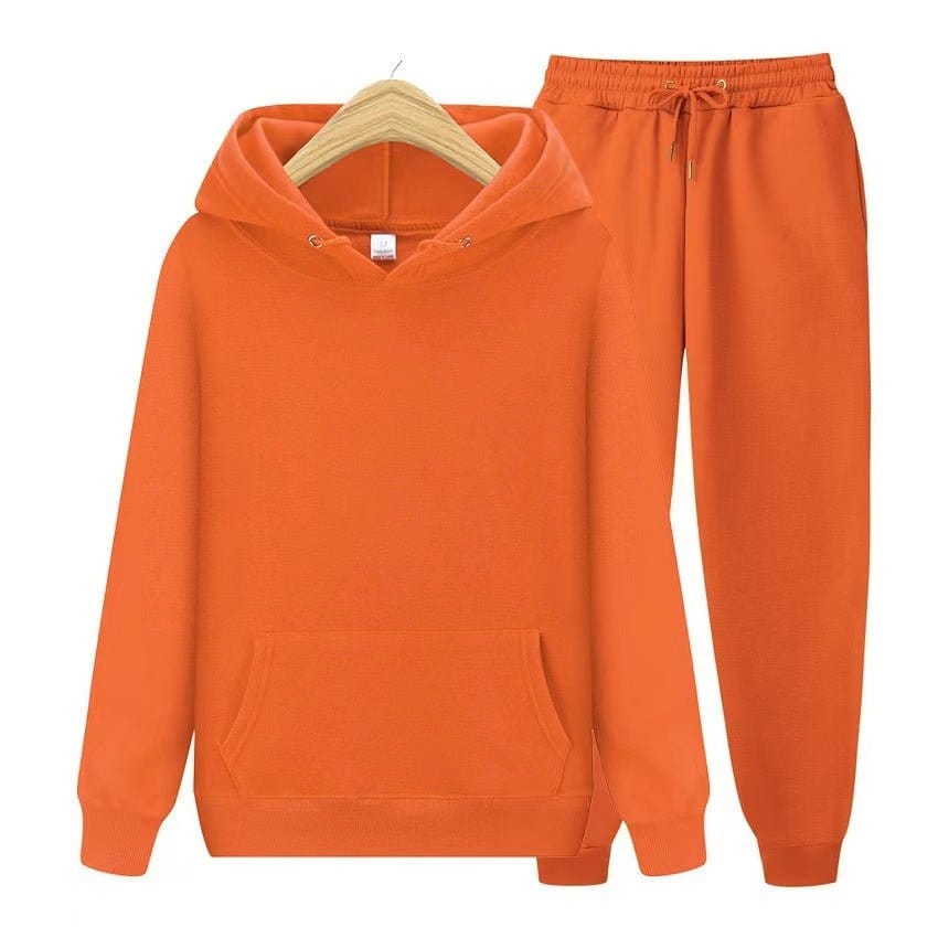 Primadon Sets Orange / S Robin | Bequemes Hoodie Set für Unisex mit Jogginghose
