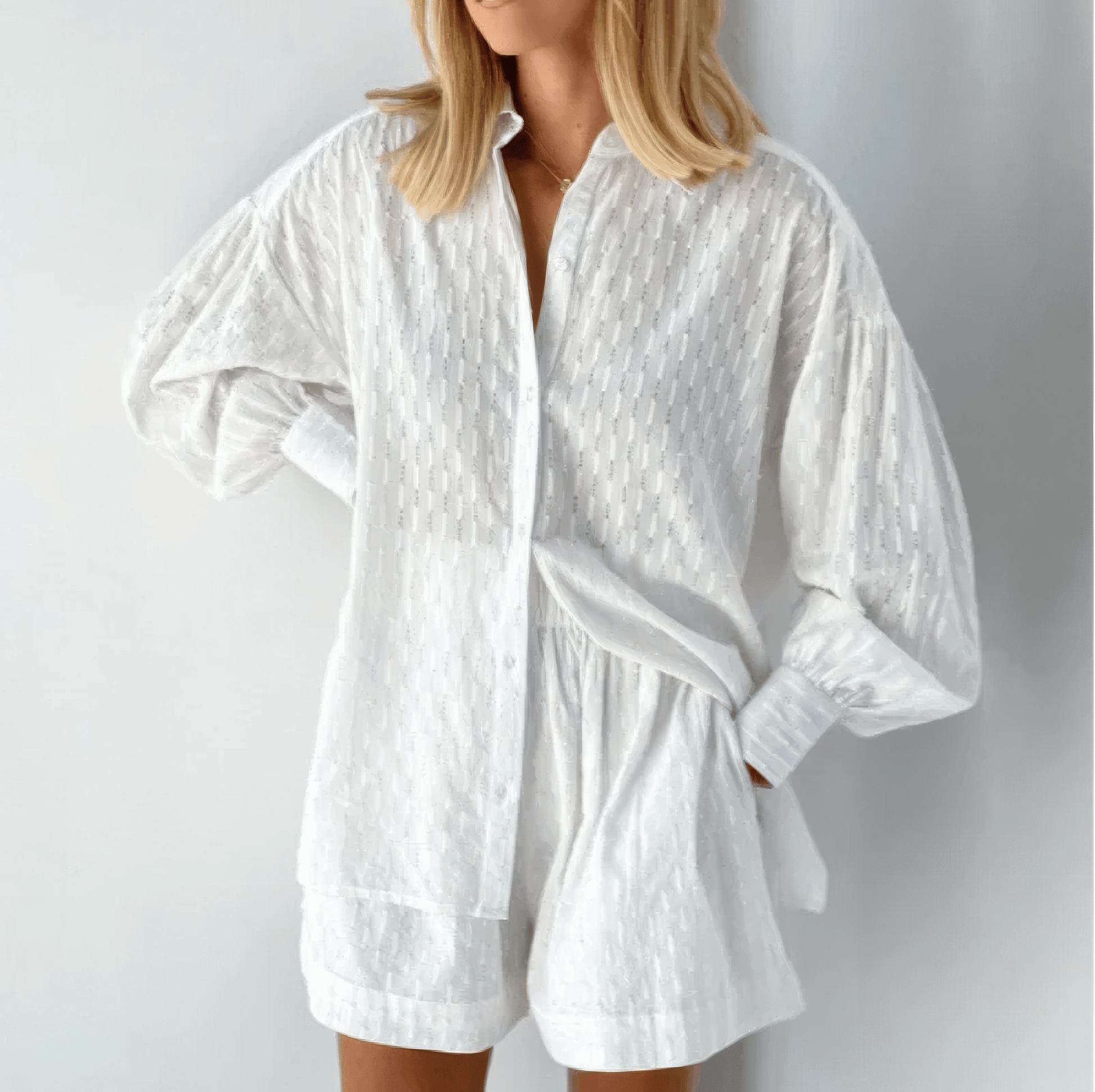 Primadon Sets & Outfits Weiß / S Maelis lässiges Sommer-Set für Damen Baumwolle