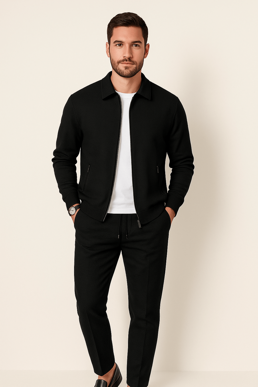 Primadon Sets Schwarz / S Ben | eleganter Anzug für Herren Sommer