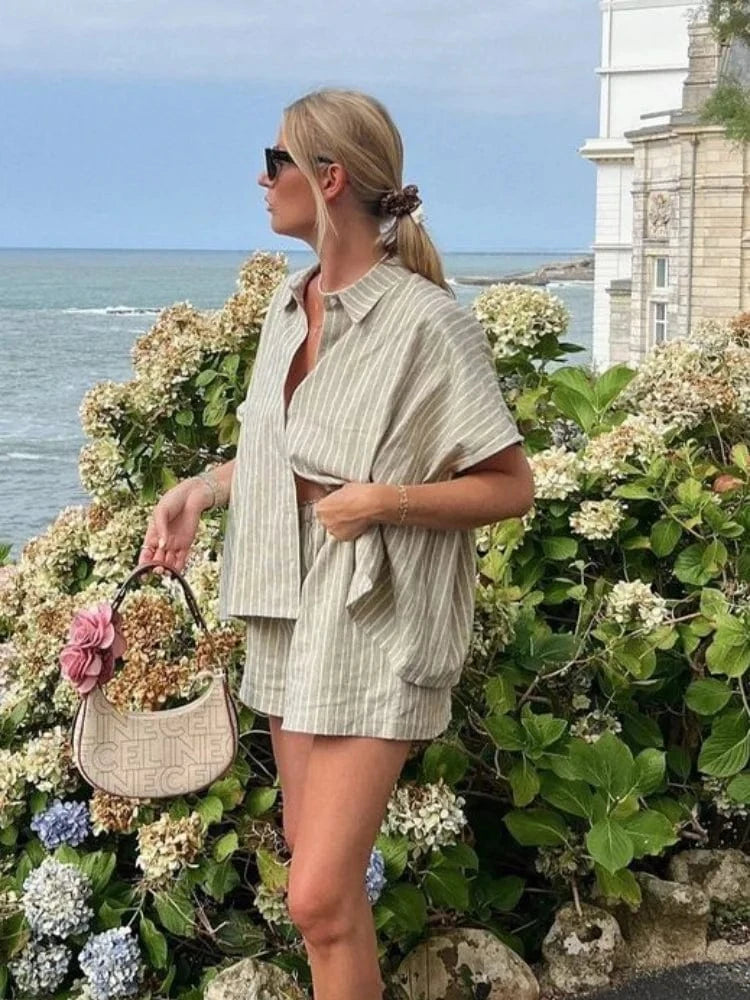 Primadon Sets Sophie | eleganter Zweiteiler für Damen Sommer lässig