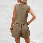 Primadon Sets Sophie | elegantes Weste-Set für Damen Slim Fit Sommer
