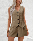 Primadon Sets Sophie | elegantes Weste-Set für Damen Slim Fit Sommer