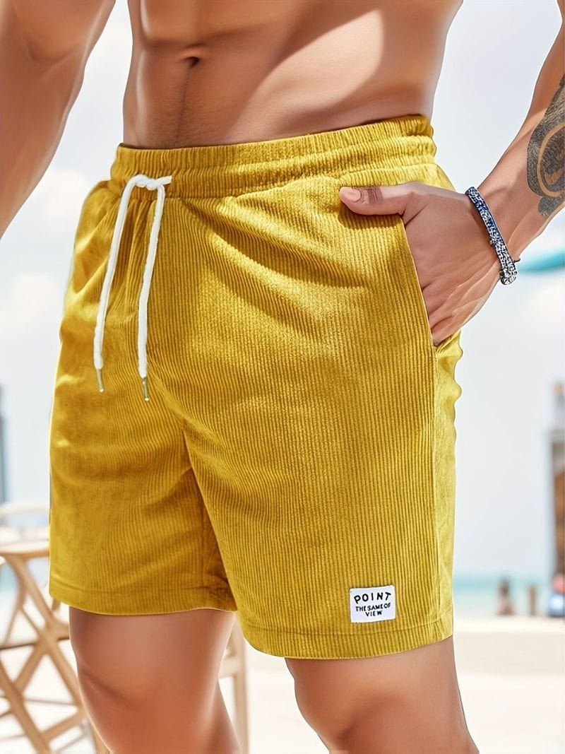 Primadon Shorts Gelb / S Henrik | Bequeme kurze Hosen für Herren Sommer