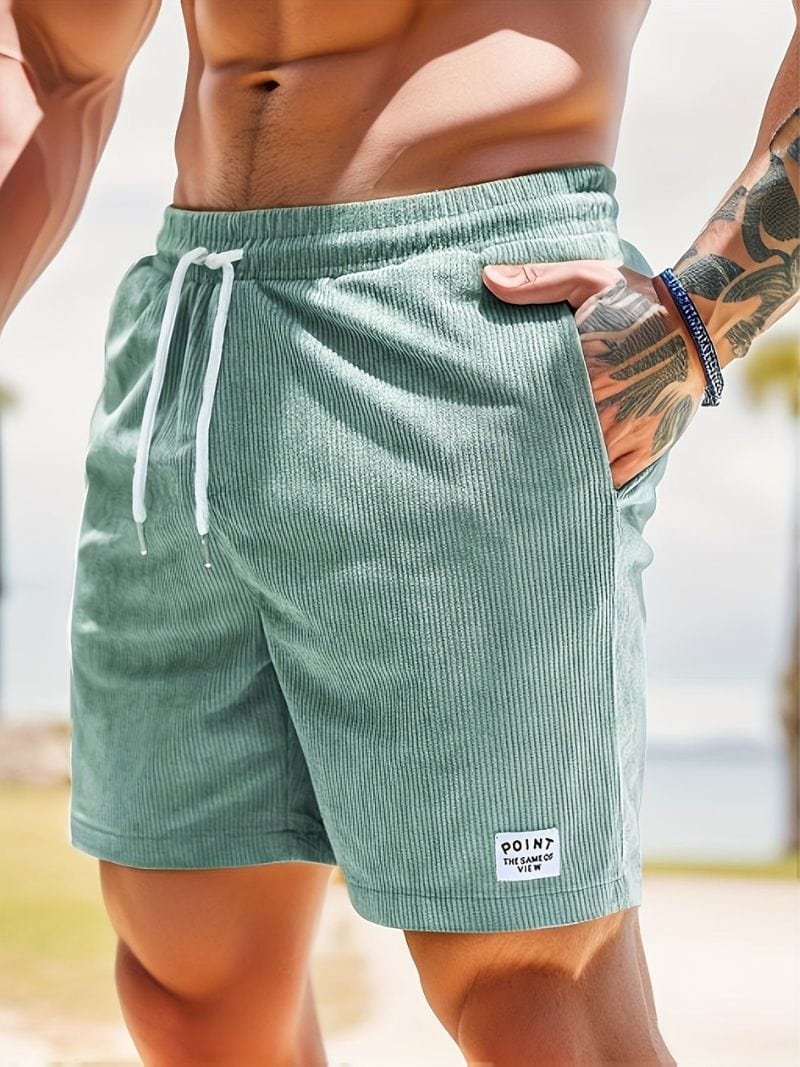 Primadon Shorts Hellgrün / S Henrik | Bequeme kurze Hosen für Herren Sommer