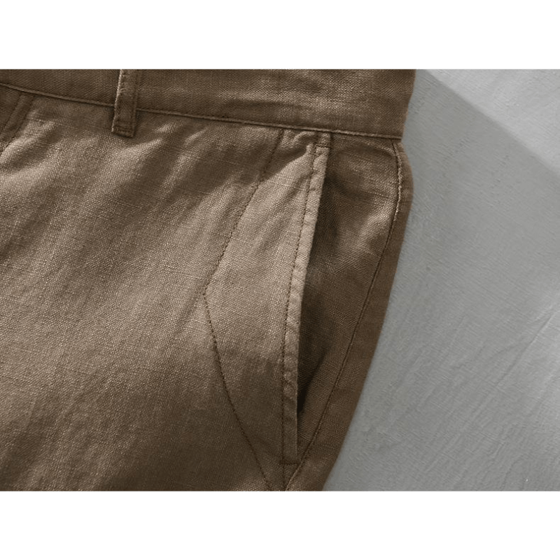 Primadon Shorts Kostas | Atmungsaktive Leinen-Shorts für Herren Sommer