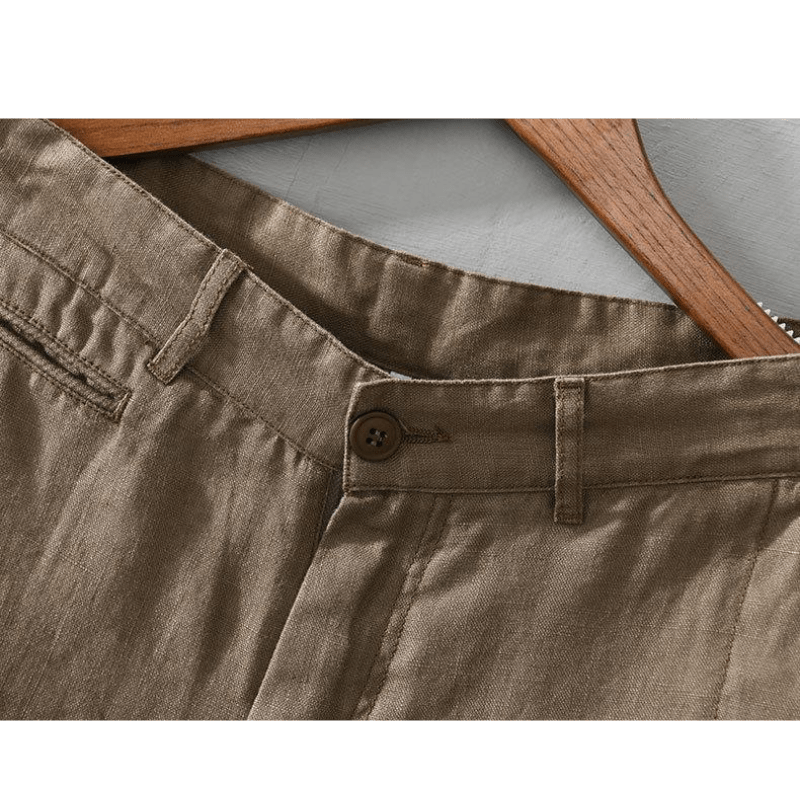 Primadon Shorts Kostas | Atmungsaktive Leinen-Shorts für Herren Sommer