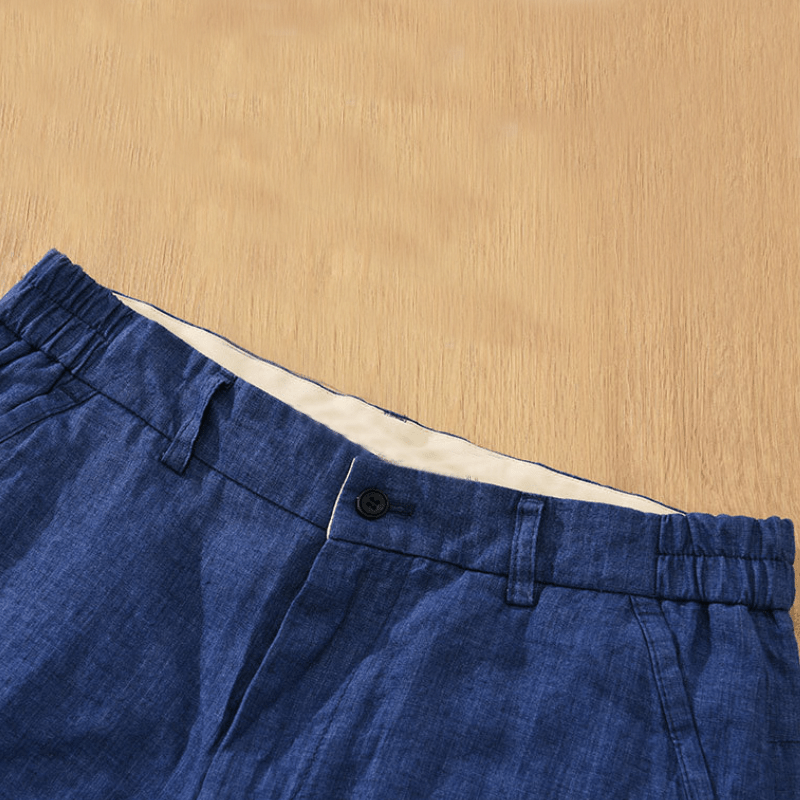 Primadon Shorts Marlow | Lässige Leinen Shorts für Herren Sommer