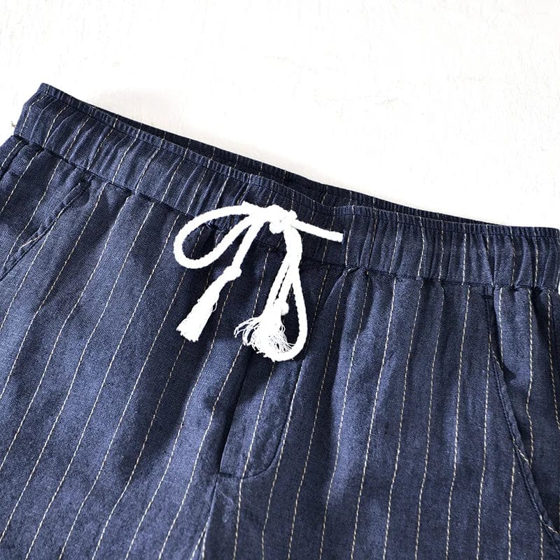 Primadon Shorts Massimo | Lässige Leinen Shorts für Herren Sommer