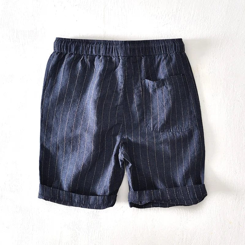 Primadon Shorts Massimo | Lässige Leinen Shorts für Herren Sommer