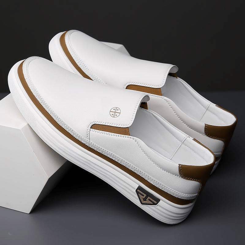 Primadon Slipper Victor elegante Chelsea Slipper für Herren aus Vollnarbenleder