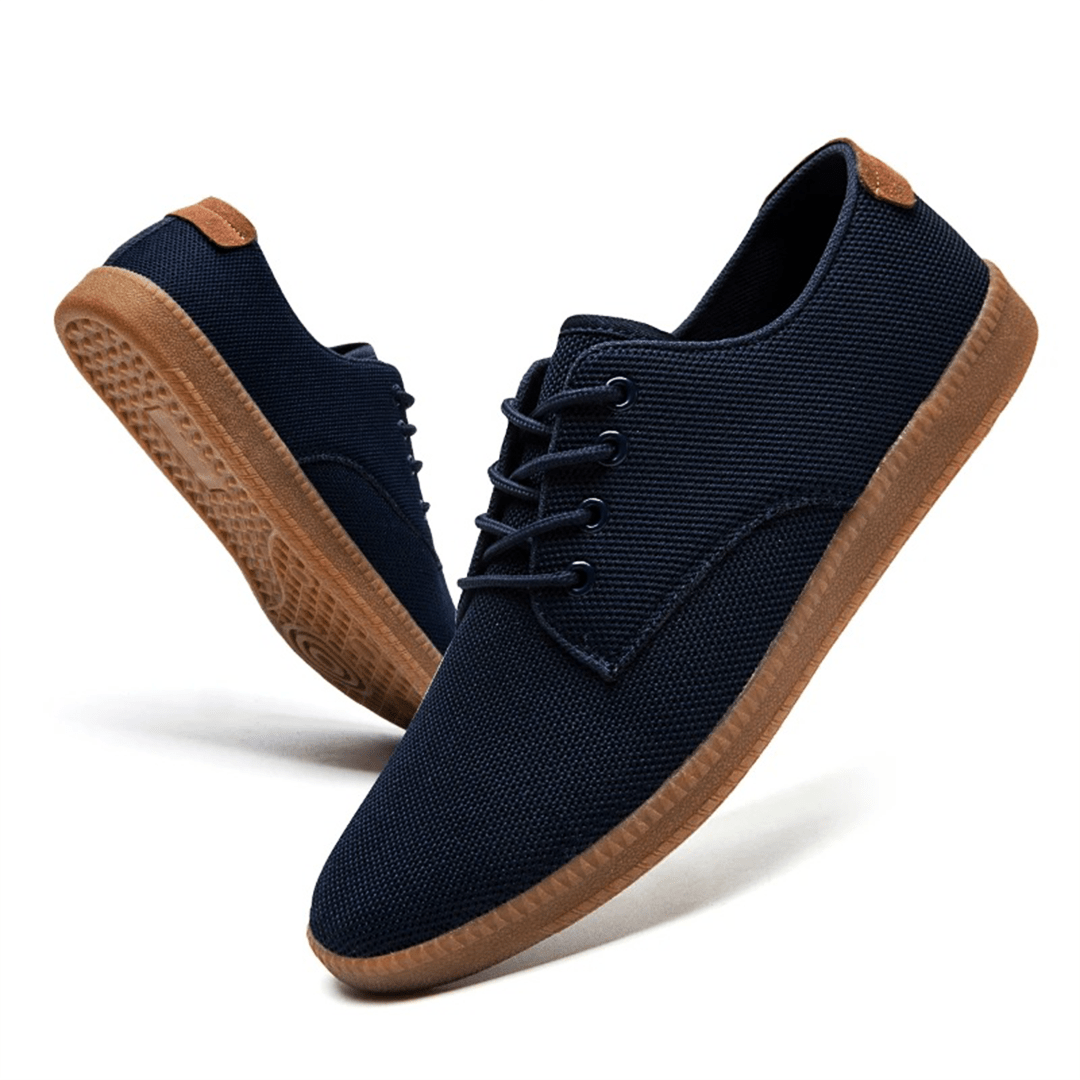 Primadon Sneaker Blau / 38.5 Bert | Atmungsaktive Sneaker Herren für jeden Anlass