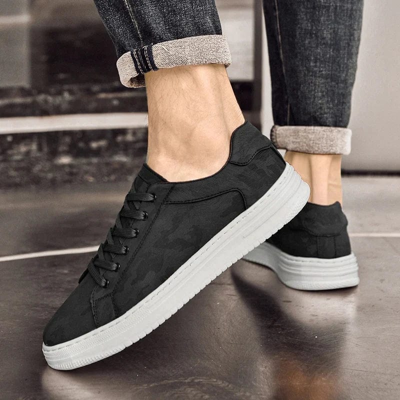 Primadon Sneaker Fabian elegante Ledersneakers für Herren atmungsaktiv