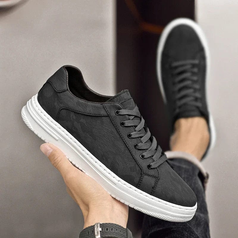 Primadon Sneaker Fabian elegante Ledersneakers für Herren atmungsaktiv