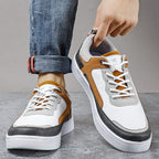 Primadon Sneaker Julian elegante Leder-Wildleder Sneakers für Herren atmungsaktiv