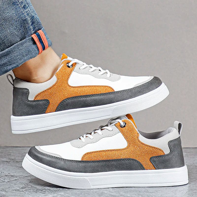 Primadon Sneaker Julian elegante Leder-Wildleder Sneakers für Herren atmungsaktiv