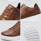 Primadon Sneaker Lucien atmungsaktive Ledersneakers für Herren gepolstert