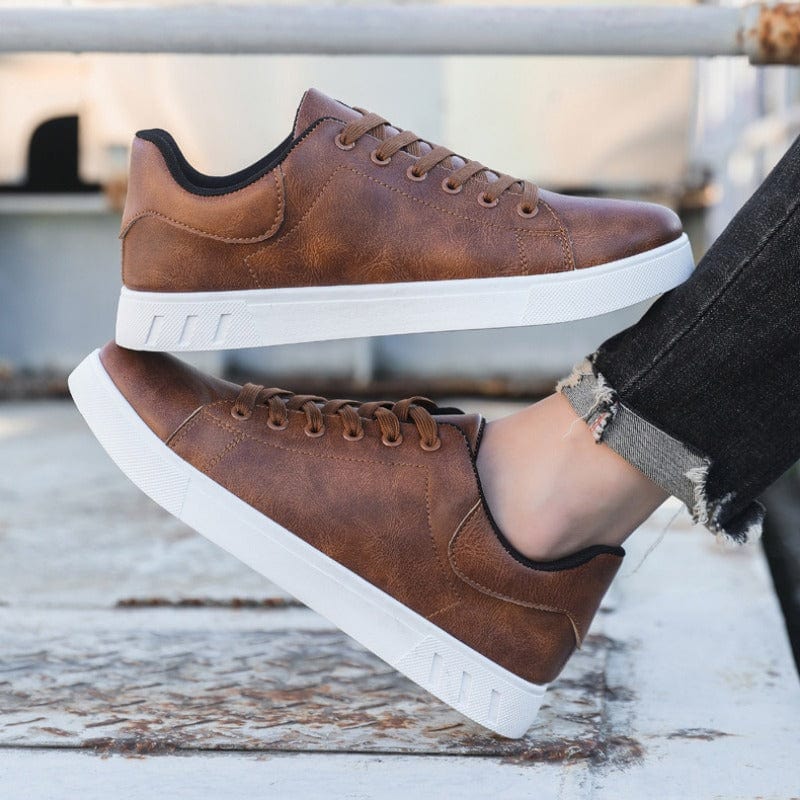 Primadon Sneaker Lucien atmungsaktive Ledersneakers für Herren gepolstert