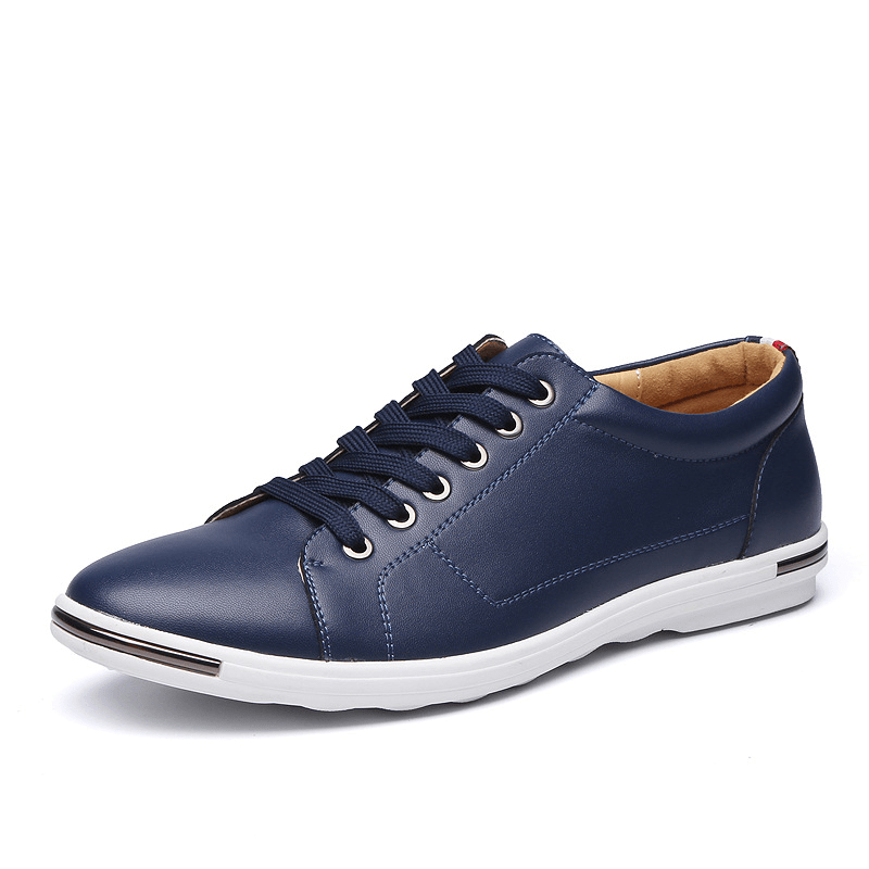 Primadon Sneaker Marineblau / 38.5 Boston | eleganter Sneaker für Herren Leder