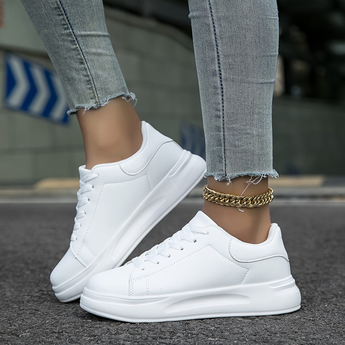 Primadon Sneaker Marlene | Elegante Sneaker für Damen aus Kunstleder