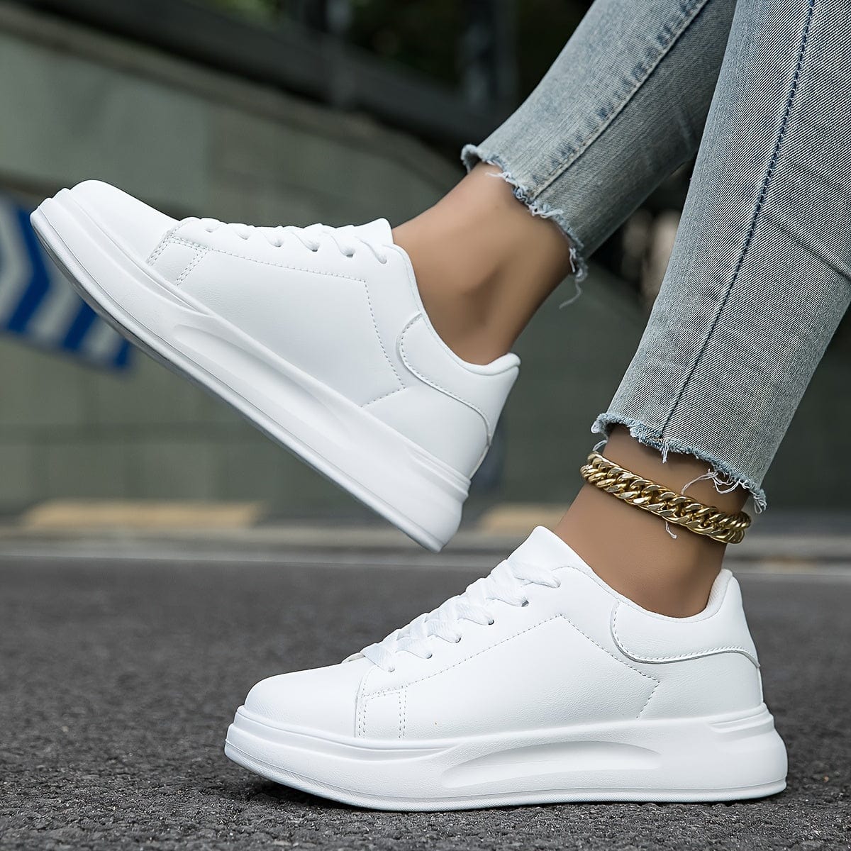 Primadon Sneaker Marlene | Elegante Sneaker für Damen aus Kunstleder
