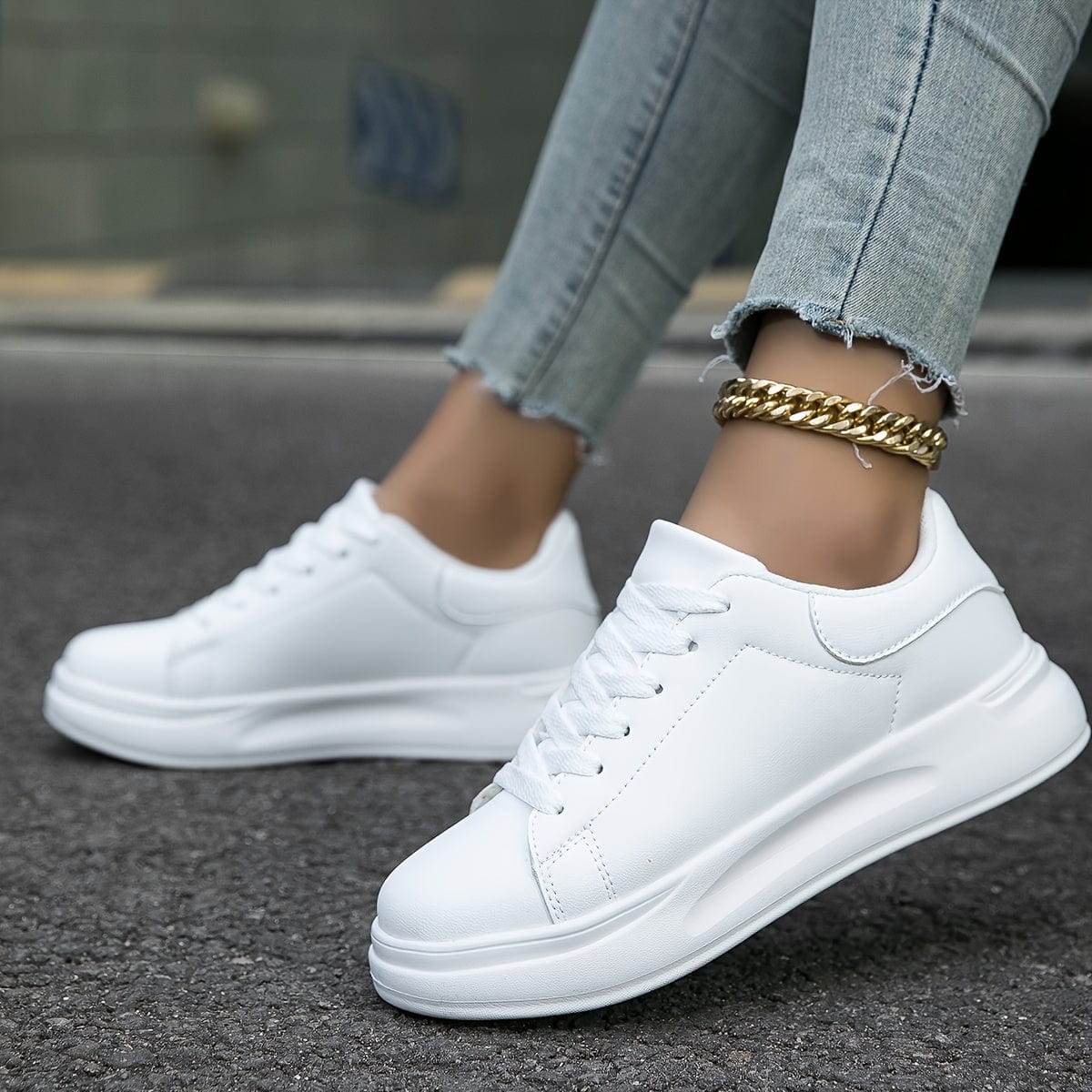 Primadon Sneaker Marlene | Elegante Sneaker für Damen aus Kunstleder