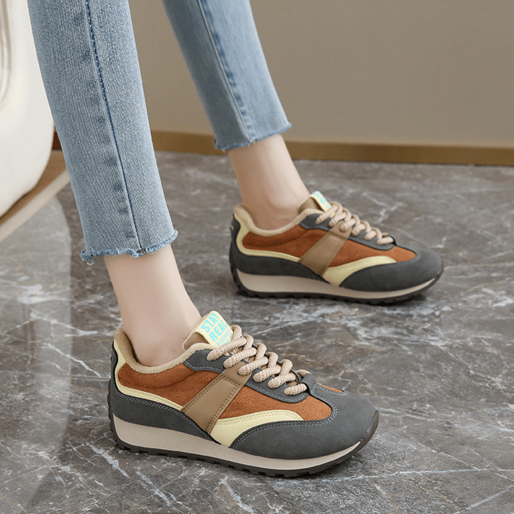 Primadon Sneaker Rafaela stylische Retro Sneaker für Damen Wildleder