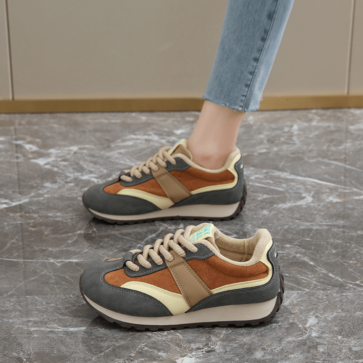 Primadon Sneaker Rafaela stylische Retro Sneaker für Damen Wildleder