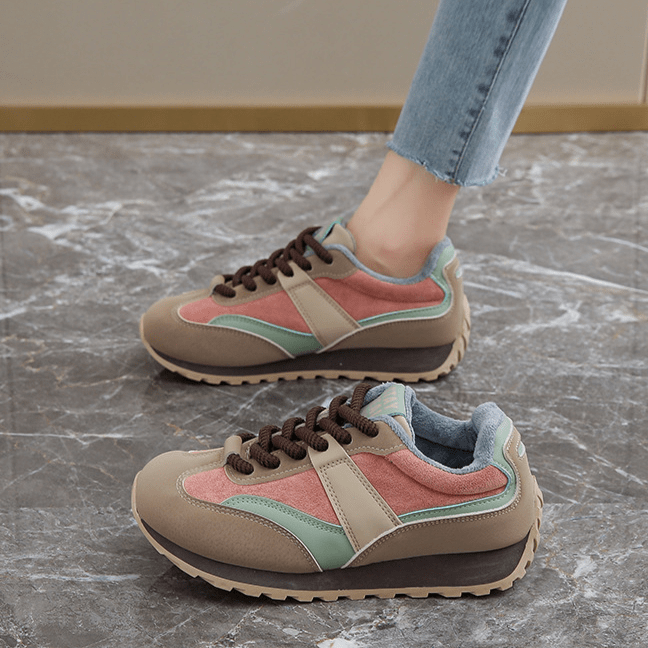 Primadon Sneaker Rafaela stylische Retro Sneaker für Damen Wildleder