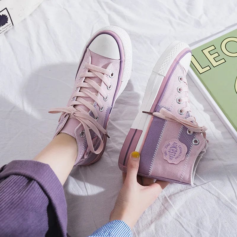 Primadon Sneaker Rosa-Lila / 38 (23.5cm) Amelie | Verspielte High-Top-Sneaker für Damen lila