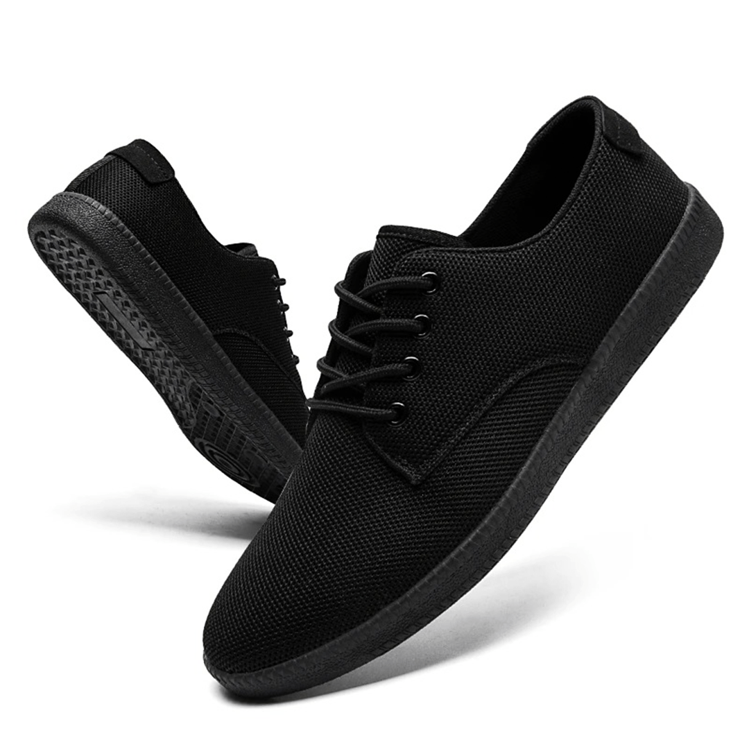 Primadon Sneaker Schwarz / 38.5 Bert | Atmungsaktive Sneaker Herren für jeden Anlass