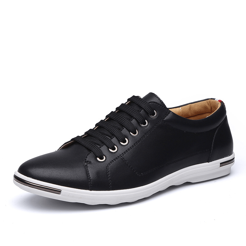 Primadon Sneaker Schwarz / 38.5 Boston | eleganter Sneaker für Herren Leder