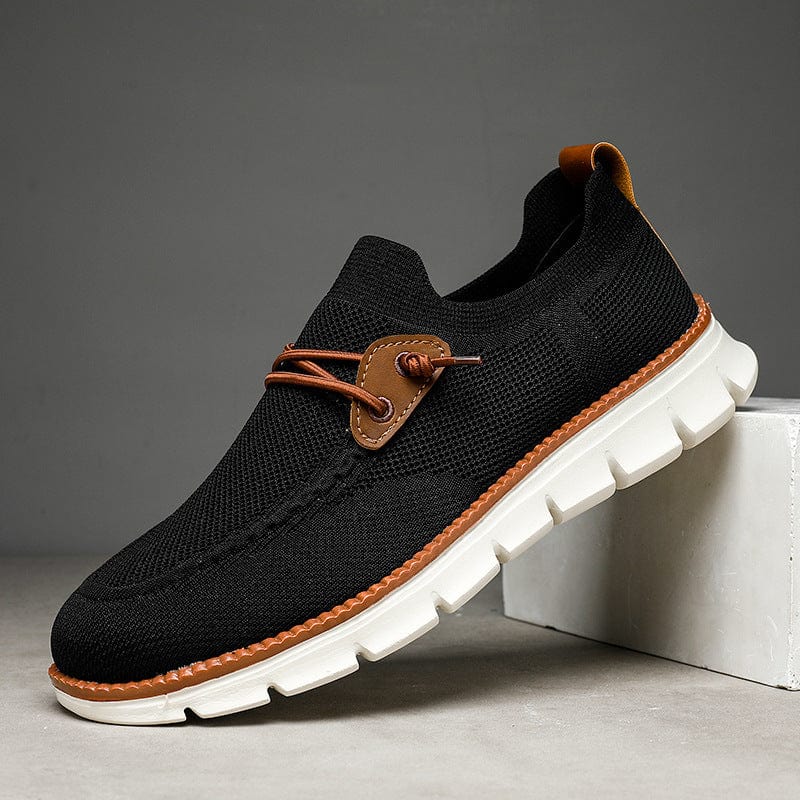 Primadon Sneaker Schwarz / 38.5 Bruno | Atmungsaktive Sneakers für Herren Sommer