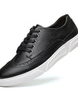 Primadon Sneaker Schwarz / 38.5 Tobias | Bequeme Sneaker aus Veganleder für Unisex Alltag