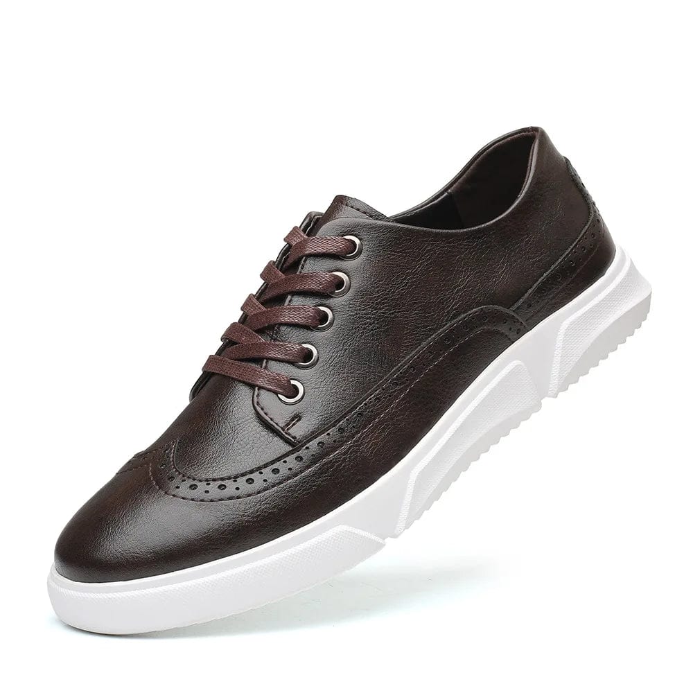 Primadon Sneaker Tobias | Bequeme Sneaker aus Veganleder für Unisex Alltag