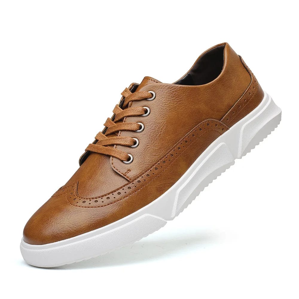 Primadon Sneaker Tobias | Bequeme Sneaker aus Veganleder für Unisex Alltag
